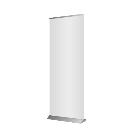 Roll-Up Deluxe | B 85 cm x H 153 - 200 cm | einseitig bedruckt